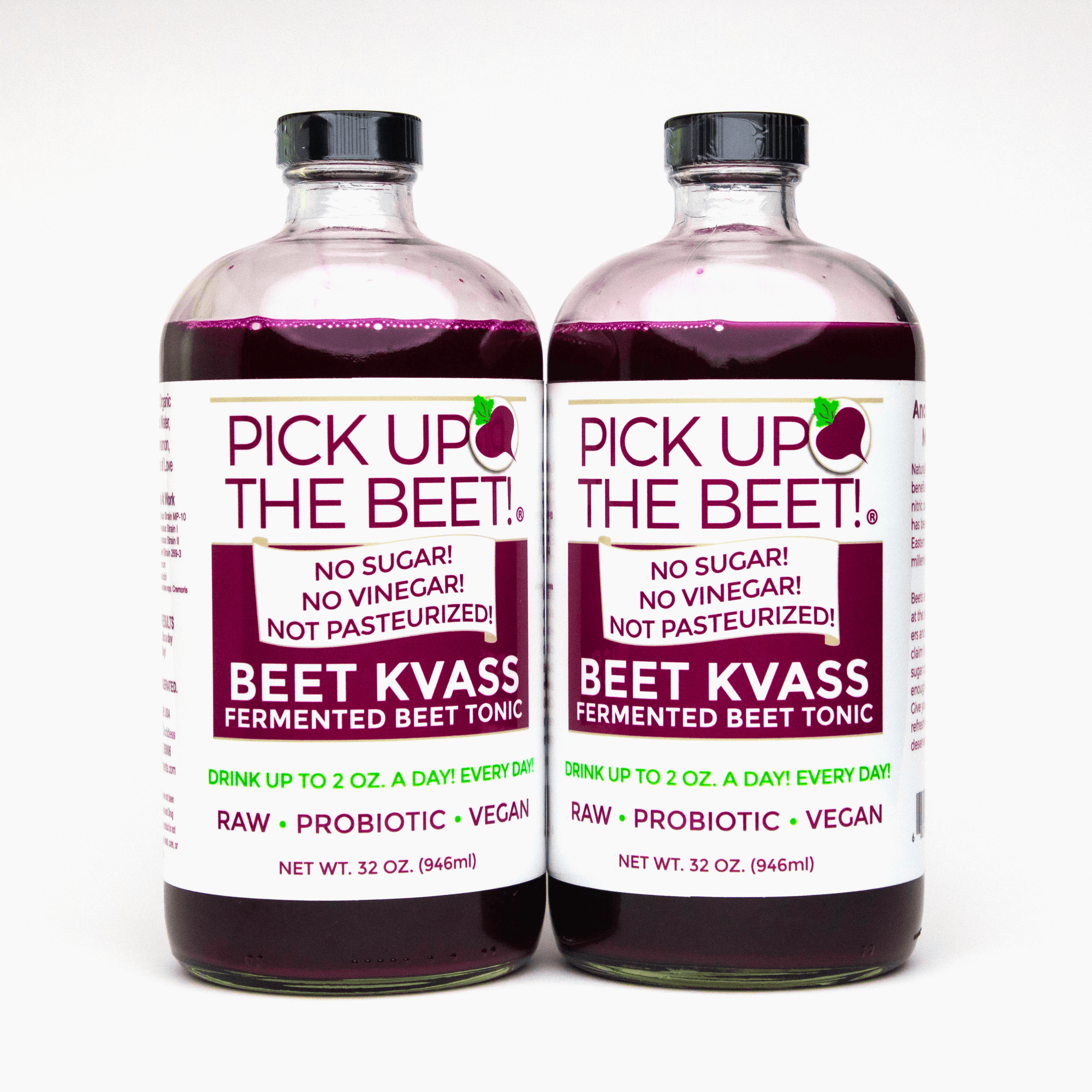 Monthly Subscription: 2 Beet Kvass 32oz - BEST DEAL! - Garden Goddess