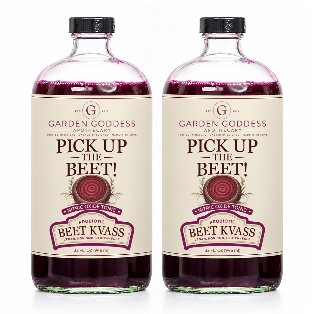 2-Pack Organic Probiotic Raw Beet Juice Kvass 32oz