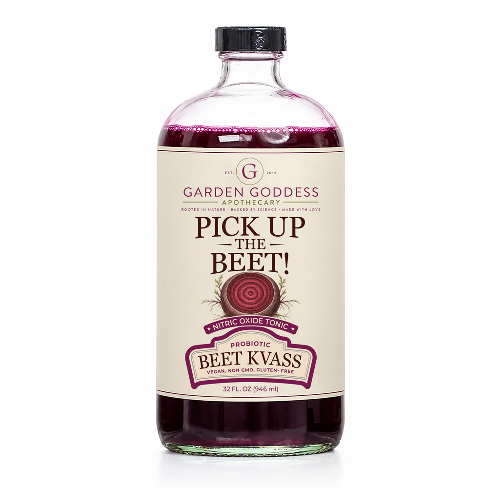 Monthly Subscription: 1 Beet Kvass 32oz - Garden Goddess