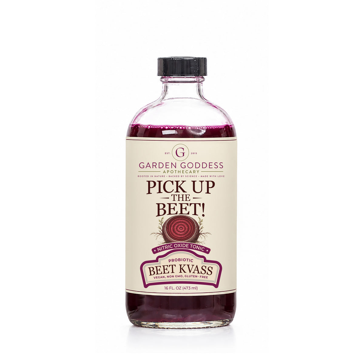 16oz Organic Raw Beet Juice Kvass