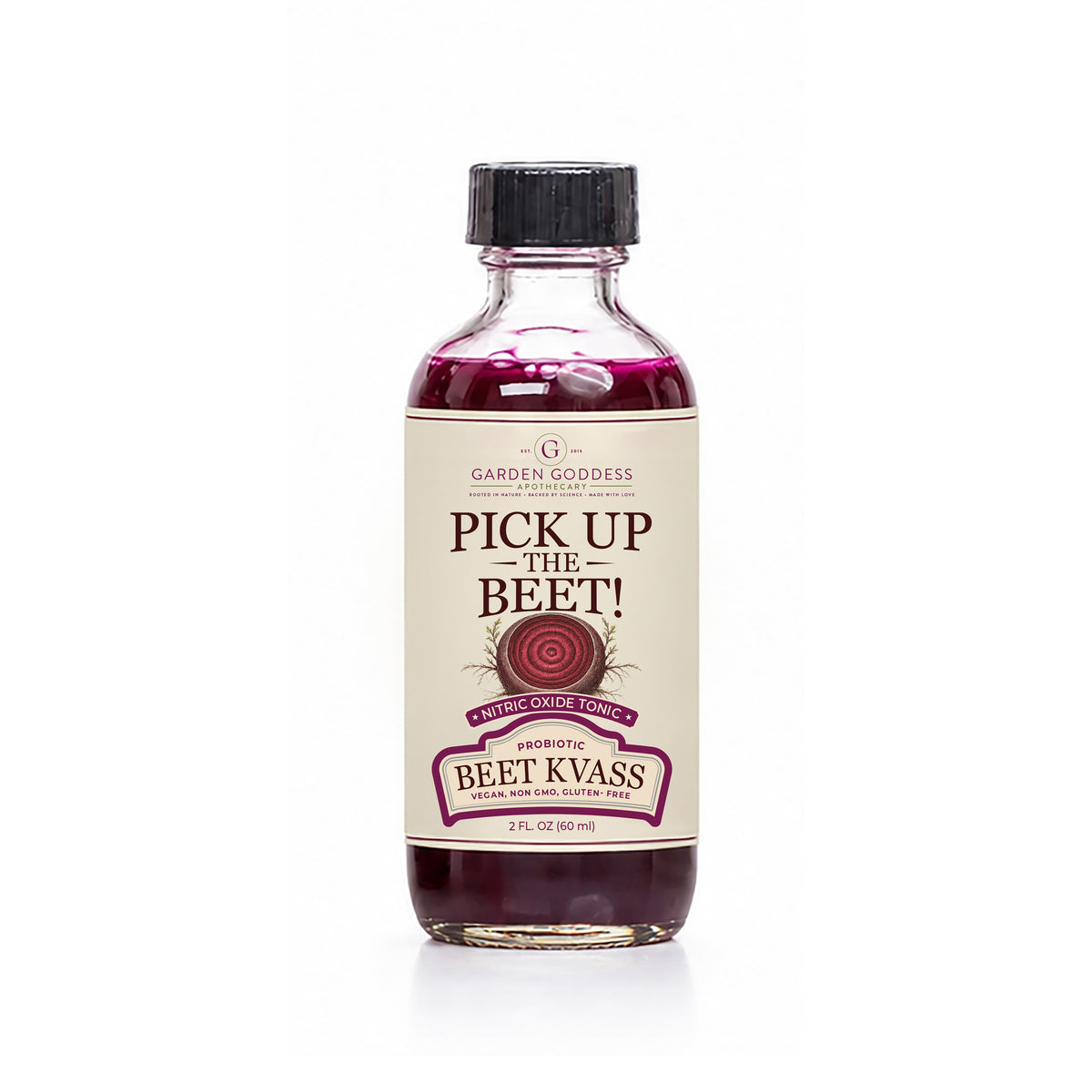 Try Before You Buy - 2 x 2oz Organic Raw Beet Juice Kvass (Code: TRYB4BUY)