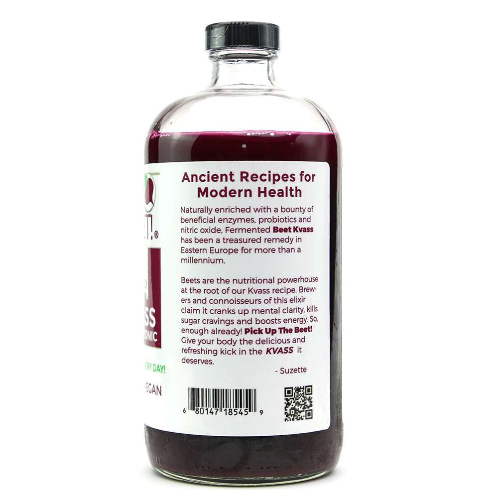 Beet Kvass Fermented Beet Tonic 32oz Garden Goddess Ferments